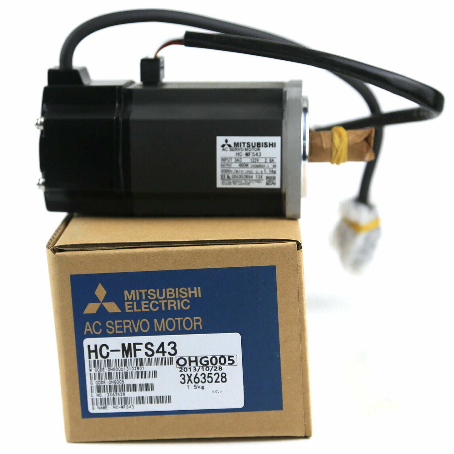 Mitsubishi HC-MFS43 Servo Motor | High Performance Servo Motor with 43HP | Industrial Use - MITSUBISHI
