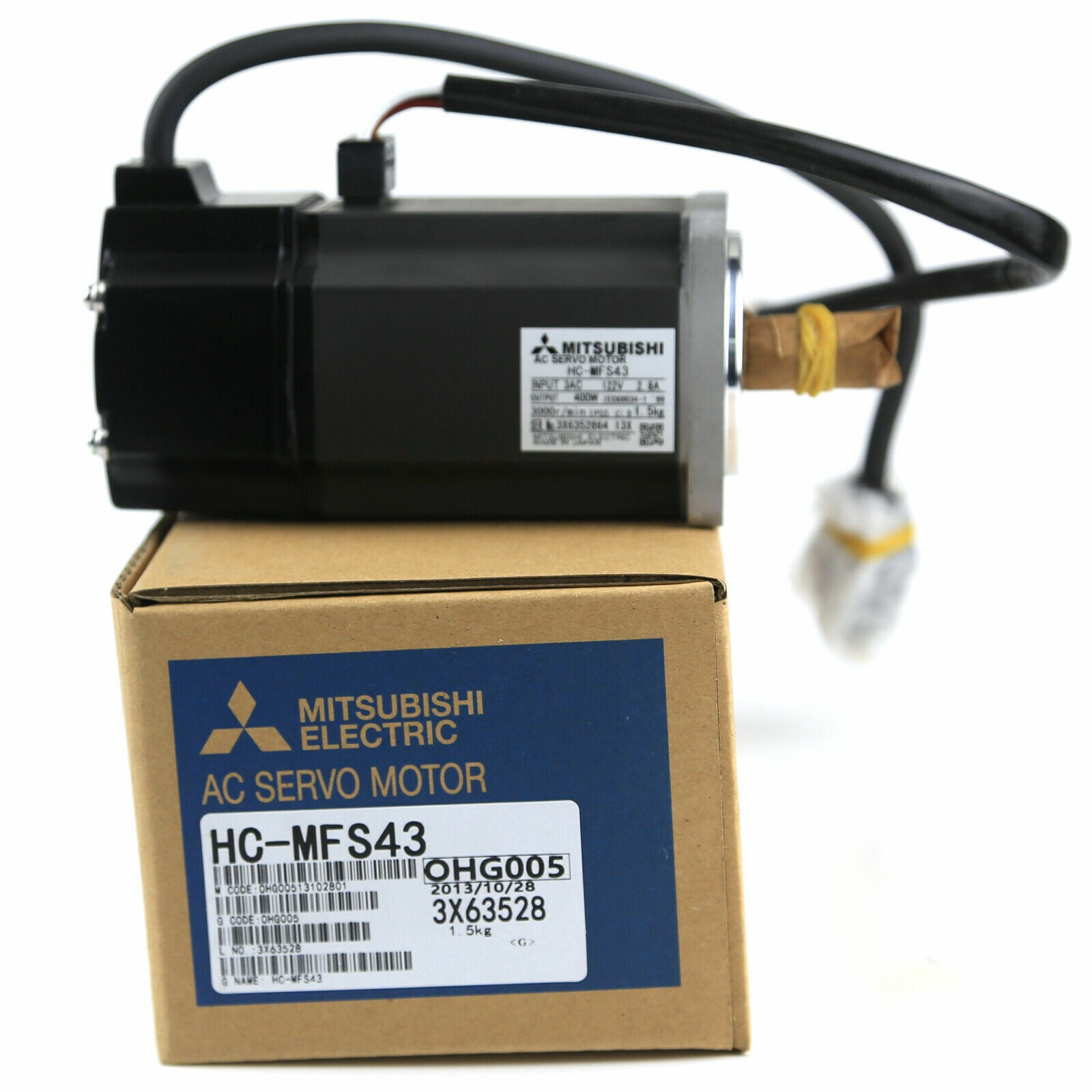 Mitsubishi HC-MFS43 Servo Motor | High Performance Servo Motor with 43HP | Industrial Use - MITSUBISHI