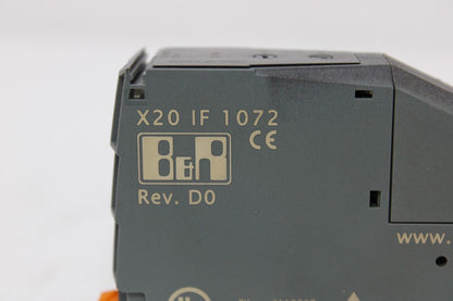 used B & R Automation X20 IF 1072 - B & R AUTOMATION