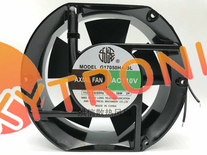1pc G17050HA1BL AC110V 0.4A 38W 17251 Chassis Cabinet Cooling Fan