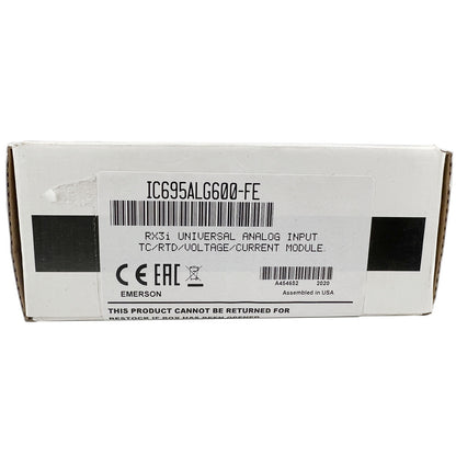 GE FANUC IC695ALG600 Analog Input Module In Box - GE FANUC