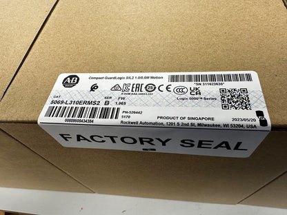 Brand New CompactLogix 5380 Controller, B Series, 5069-L310ERMS2 Series - COMPACTLOGIX