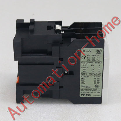 New 1PC TECO CU-27 220V Contactor - TECO