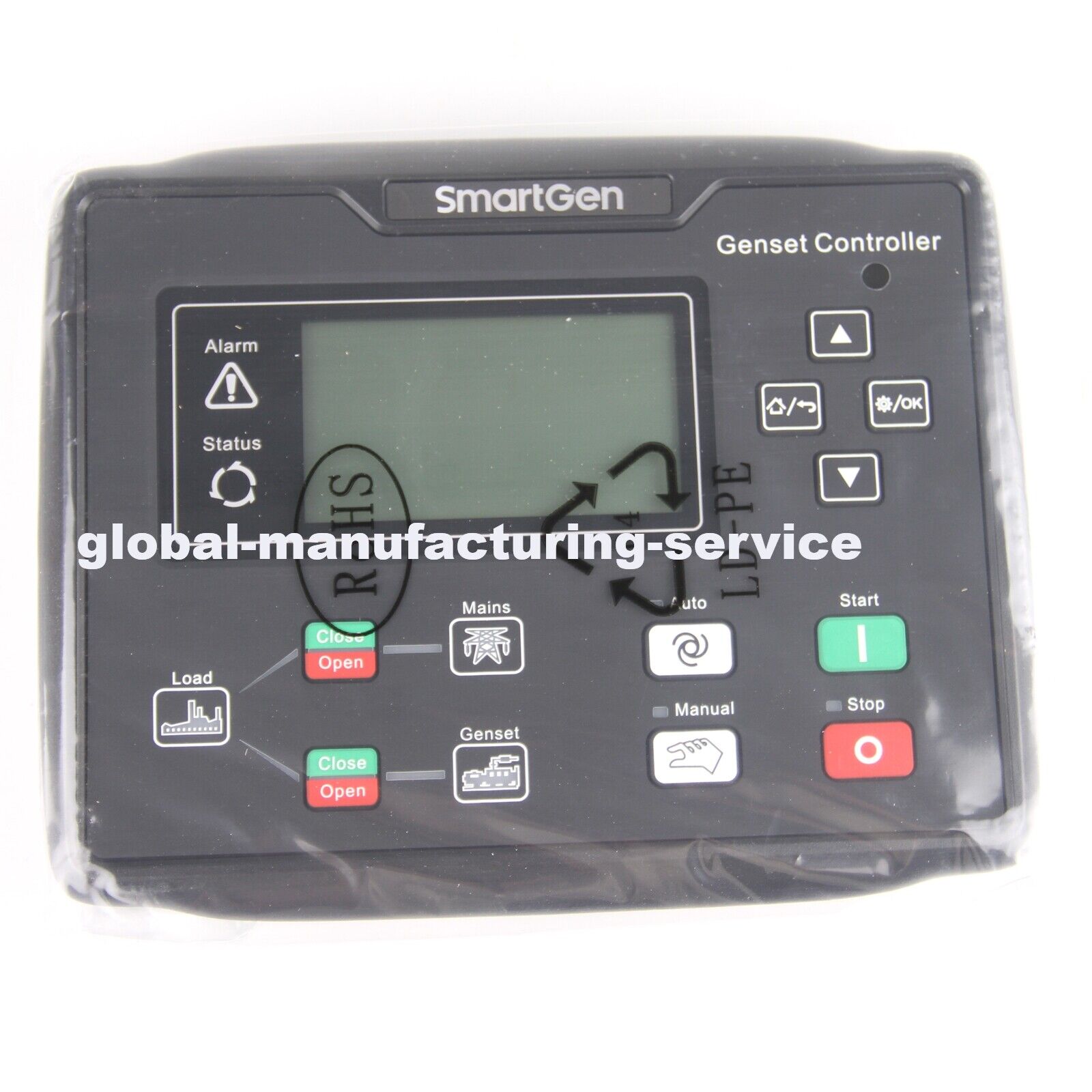 SMARTGEN HGM6120N Automatic Start Generator Controller with 2000VA 60Hz ...