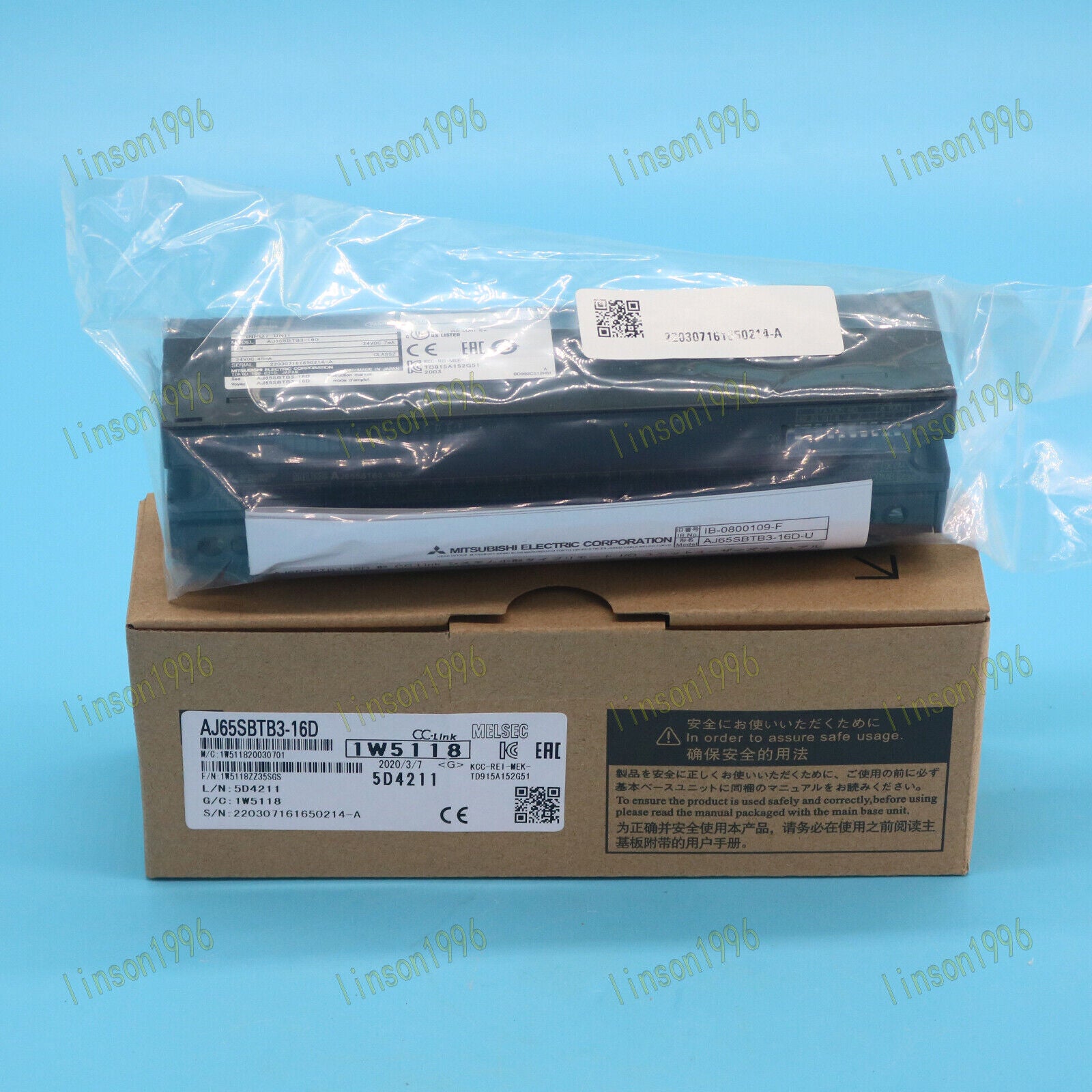 Digital Input Module - AJ65SBTB3-16D - MITSUBISHI