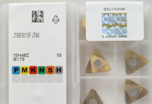 10PCS JTBR3010F J740 Carbide Turning Insert - TUNGALOY