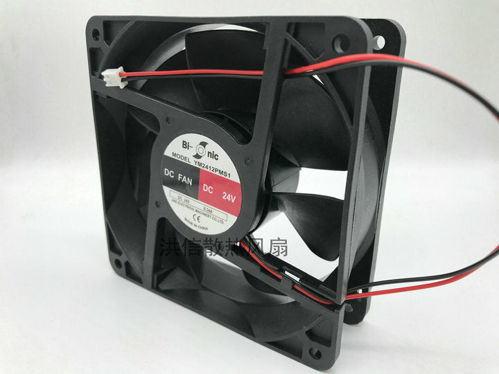 1pcs  Bi-onic YM2412PMS1 12038 DC24V 0.34A 0. Axial cooling fan