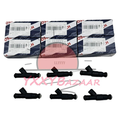 6Pcs Fuel Injectors Upgrade 0280155784 For Bosch 1999-2004 Jeep 4.0L I6 04854181