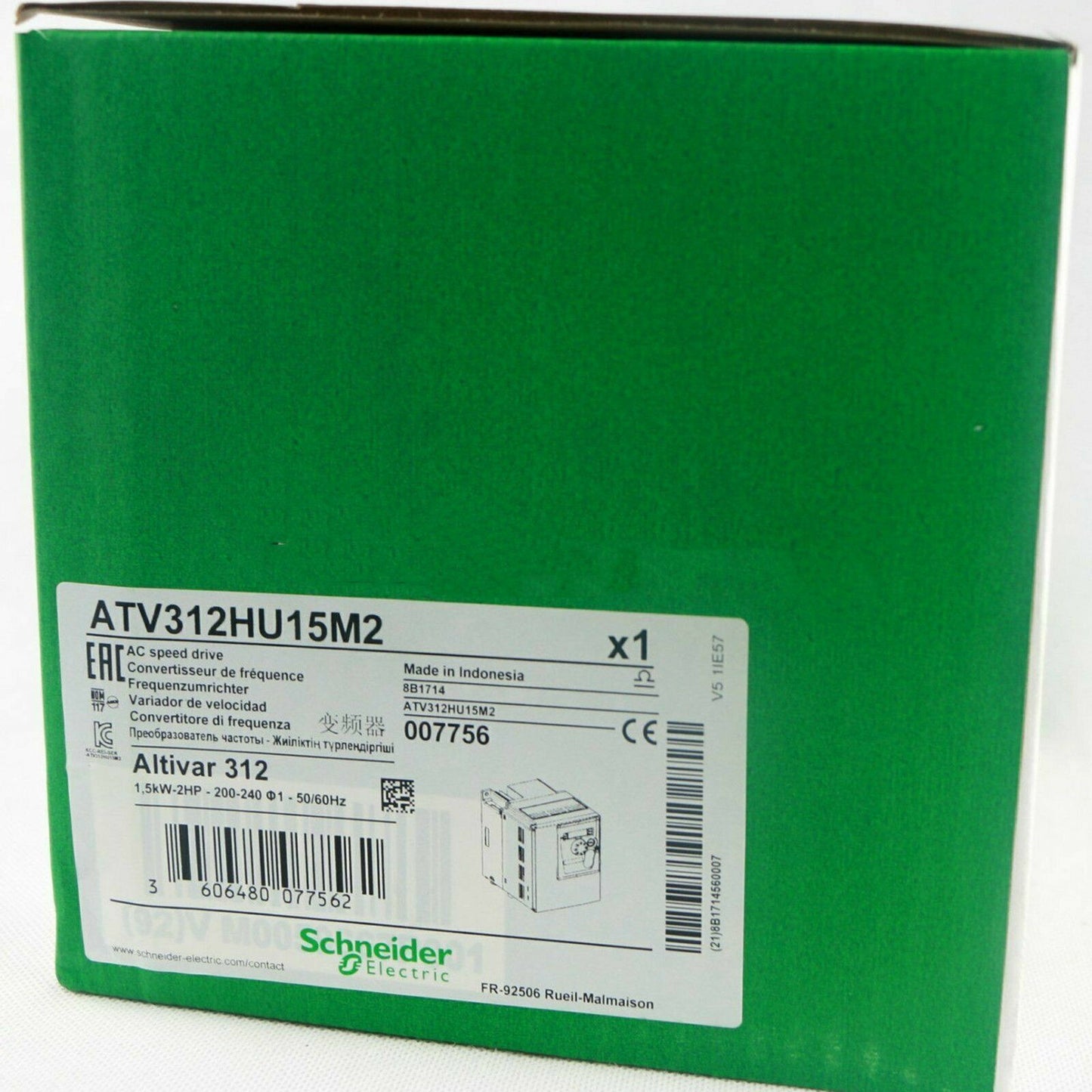 1PC Schneider ATV312HU15M2 1.5KW Inverter - SCHNEIDER