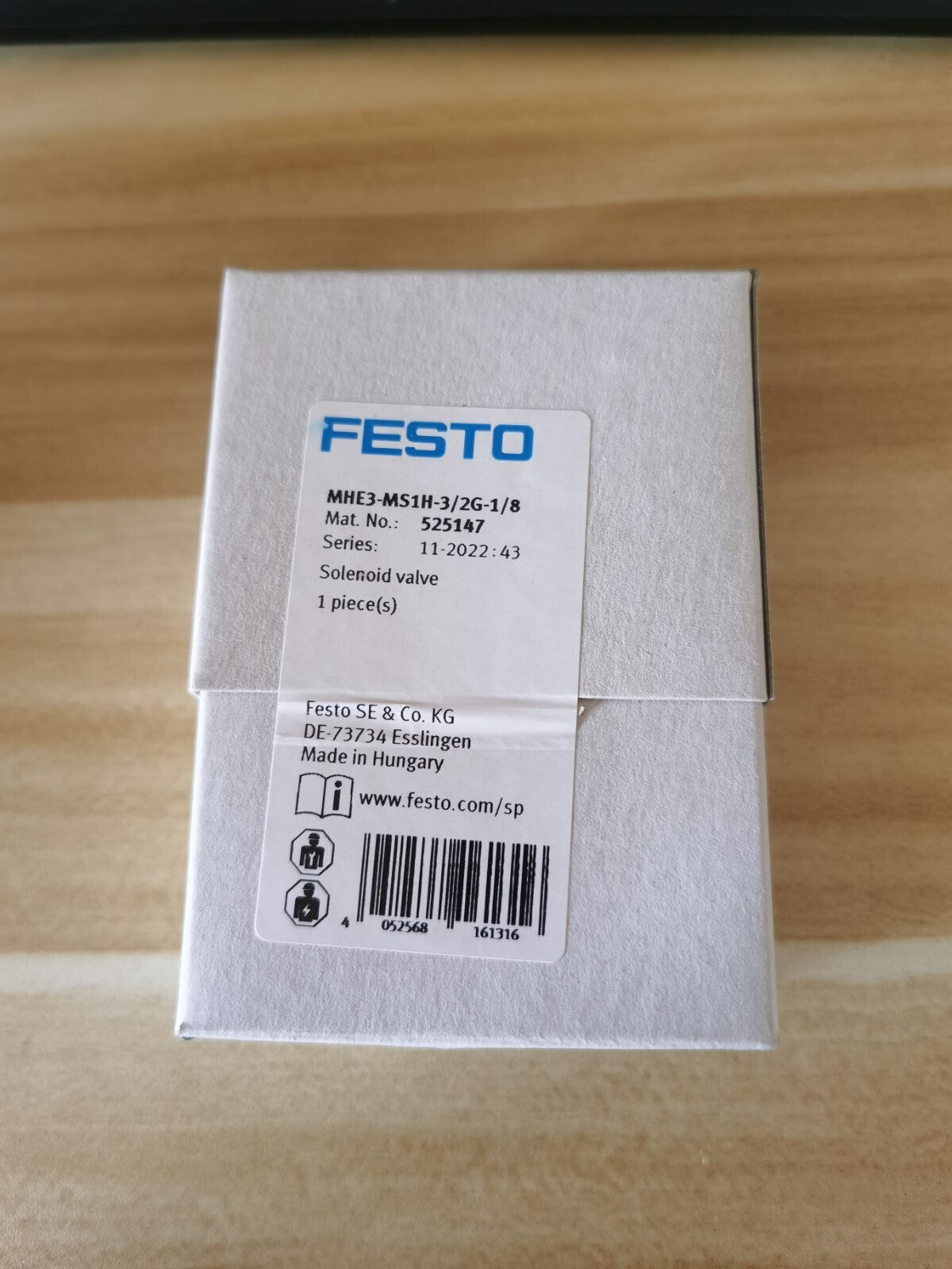 1PC Festo MHE3-MS1H-3/2G-1/8 525147 Solenoid Valve