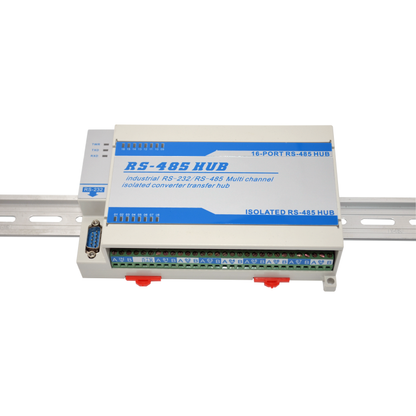 new JPX6160 Lightning protection type bidirectional 16-channel RS485 hub distributor - JIANPARITY