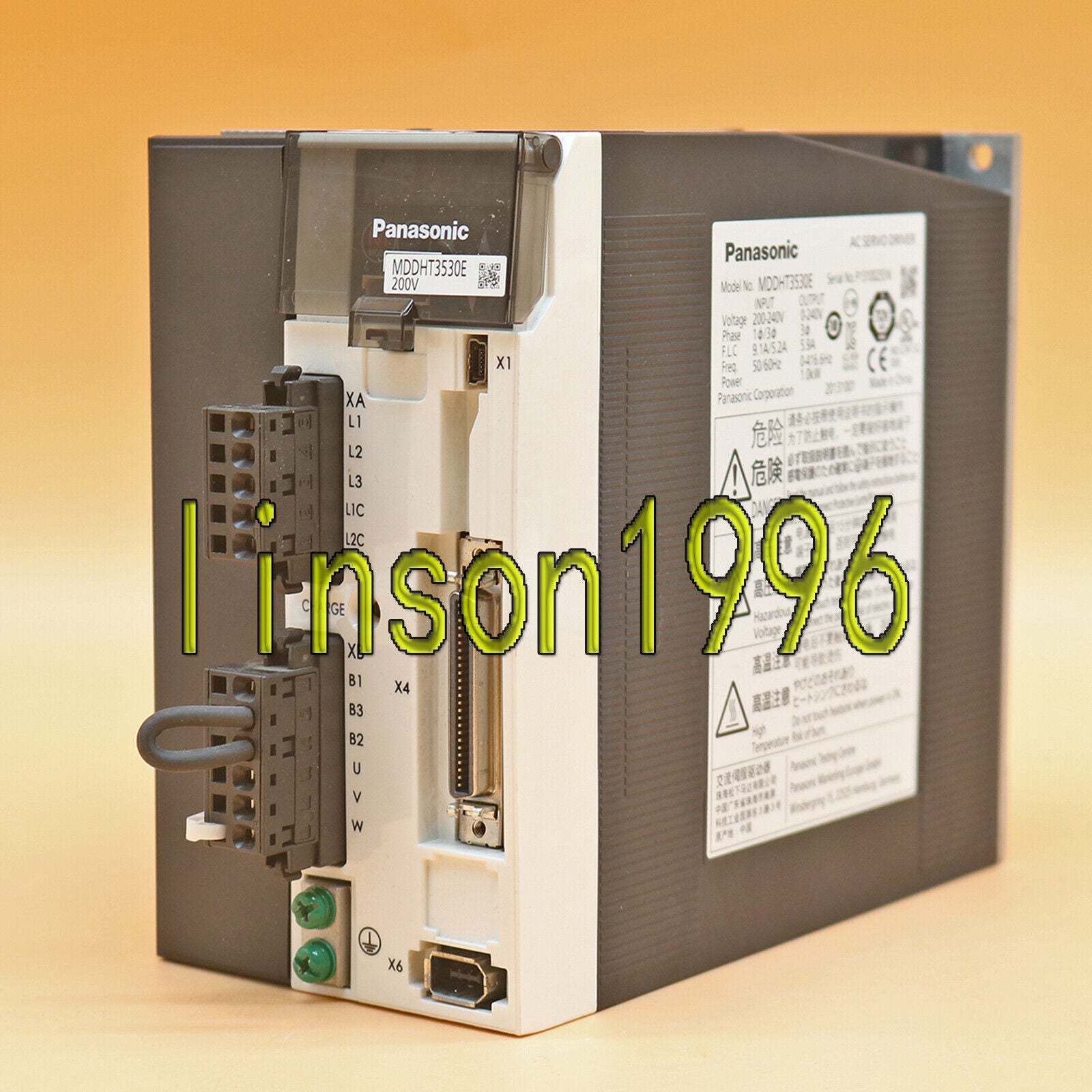 used One  For Panasonic MDDHT3530E servo drive  Tested koeed