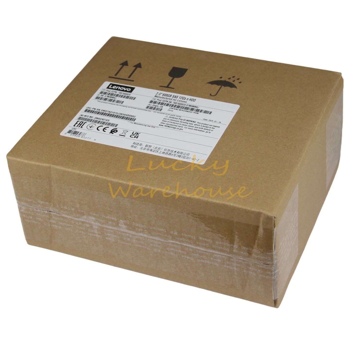Lenovo 00YK028 7XB7A00039 600GB 2.5'' 15K 12GB/s SAS Internal Hard Drive