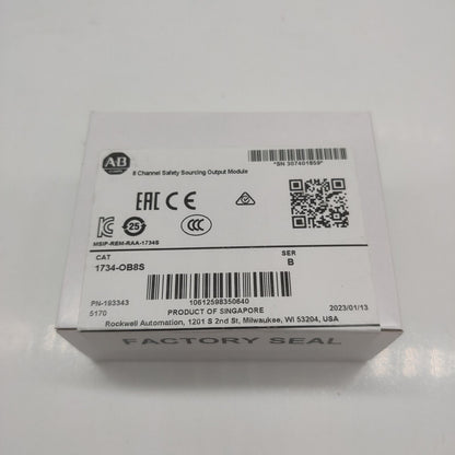 AB 1734-OB8S Module 8 Channel Safety Sourcing Output, New Sealed - KOEED