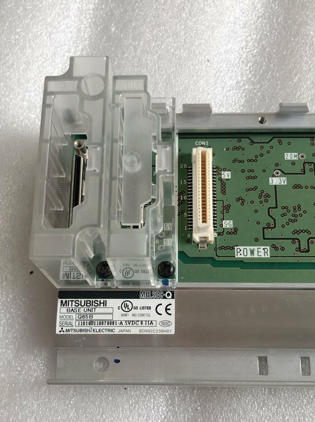 Mitsubishi Q65B Base Unit Tested Good Condition - MITSUBISHI