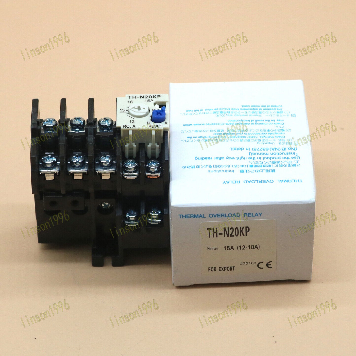 Mitsubishi Thermal Overload Relay TH-N20KP 15A Fast - MITSUBISHI
