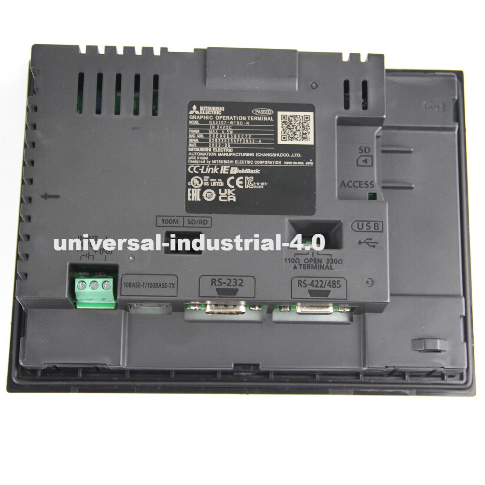 Mitsubishi GS2107-WTBD-N HMI Touch Panel - MITSUBISHI