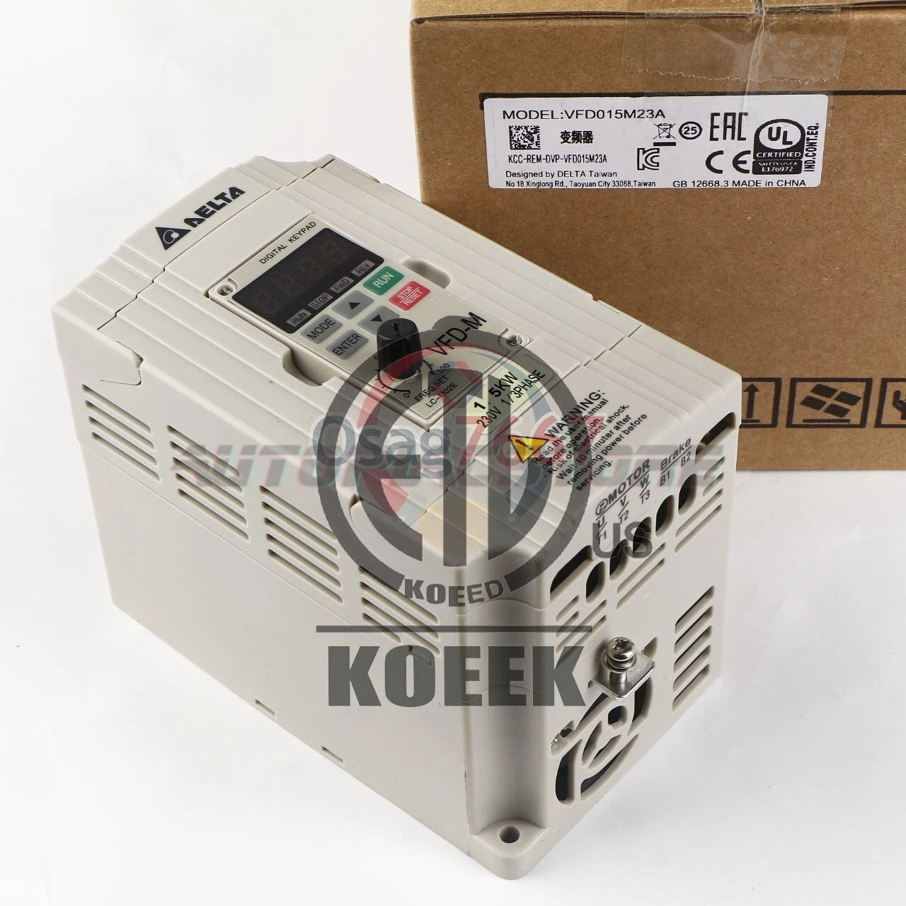 ONE DELTA VFD015M23A Inverter 220V 1.5KW ~