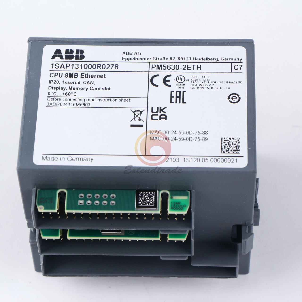 ABB PM5630-2ETH: 1-Port PLC Module for Industrial Automation | High Performance | Buy Online - ABB