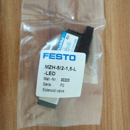 FESTO Solenoid Valve MZH-5/2-1,5-L-LED 30220 – High-Quality 30220 Fitting with LED Light Control - FESTO