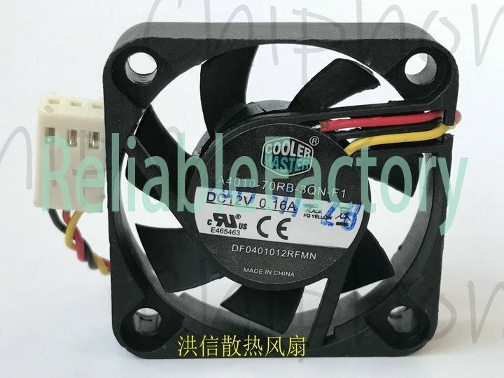 Cooler Master A4010-70RB-3QN-F1 DF0401012RFMN 12V 0.16A cooling fan