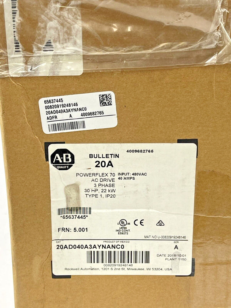 Allen Bradley PowerFlex 70 AC Drive - ALLEN BRADLEY