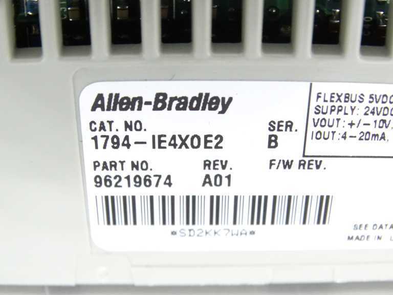 Allen Bradley 1794-IE4XOE2 Series B PLC Module | industrial automation parts | high precision control systems - ALLEN BRADLEY