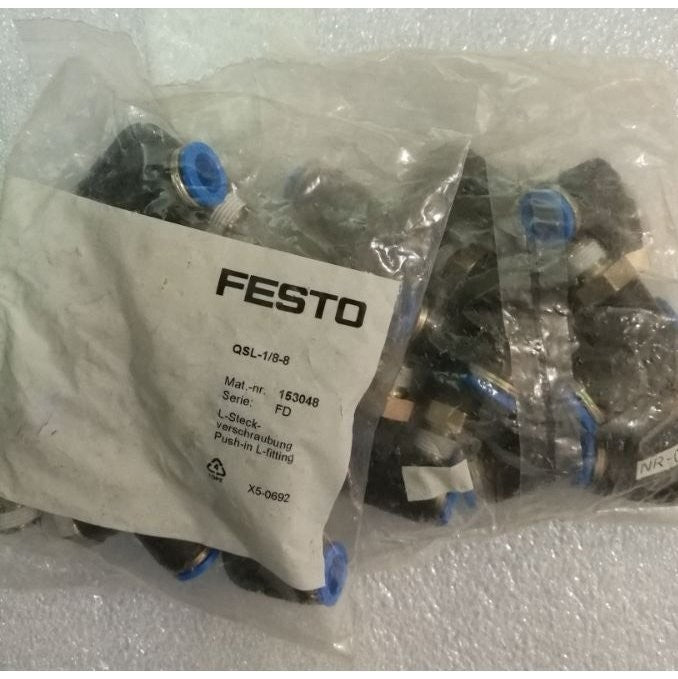 1bag/10pcs FESTO QSL-1/8-8 153048 Screw joint Fast Shipping