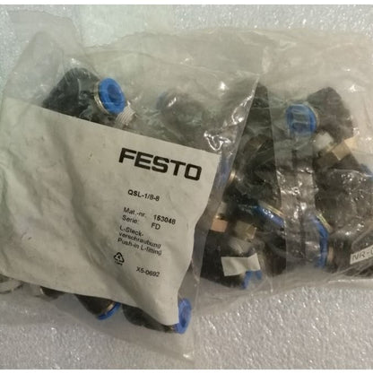 1bag/10pcs FESTO QSL-1/8-8 153048 Screw joint Fast Shipping