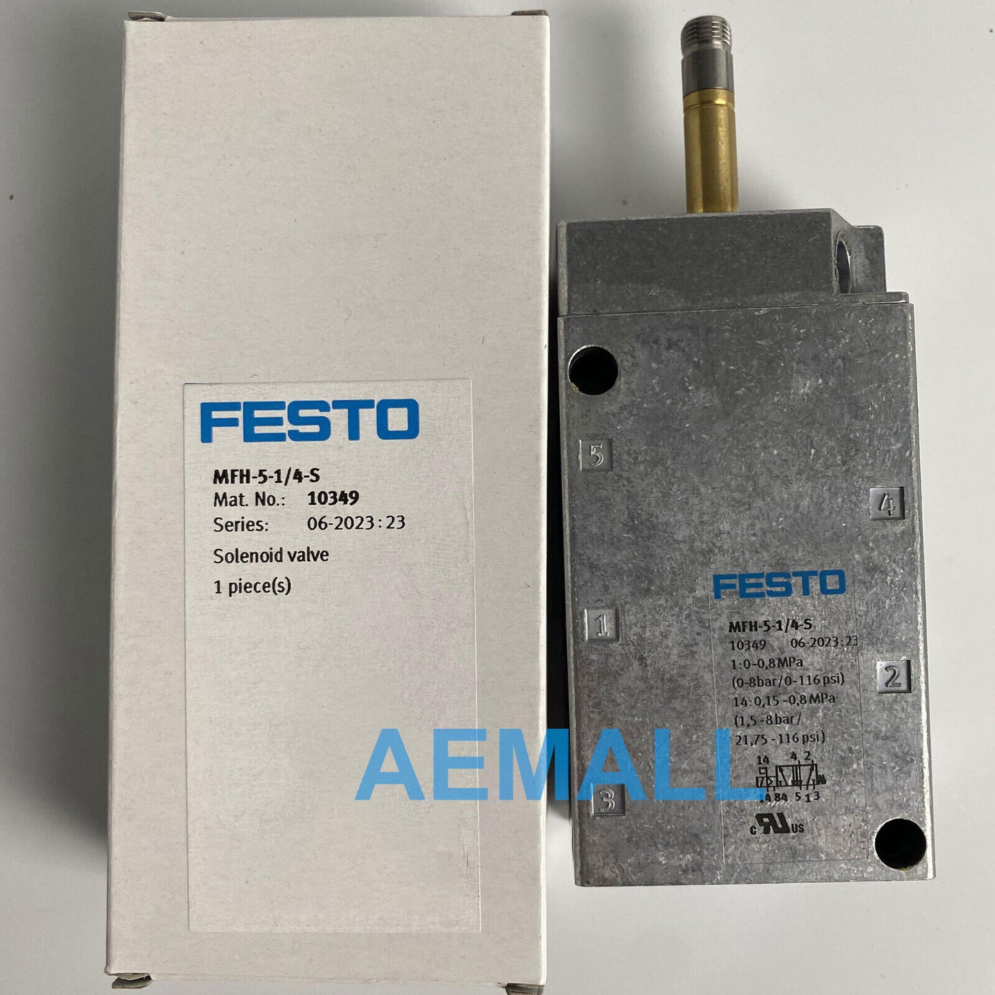 1pcs Festo MFH-5-1/4-S 10349 Solenoid Valve