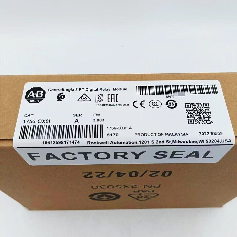 New Factory Sealed AB 1756-OX8I SER A ControlLogix 8 Pt Digital Relay Module - CONTROL LOGIX