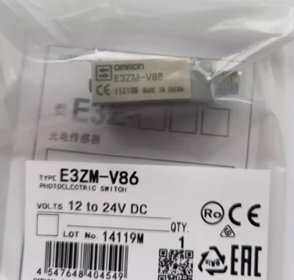 Omron E3ZM-V86 Photoelectric Switch – 240V AC, 50Hz/60Hz, 2A, IP67, -40°C to +125°C - OMRON