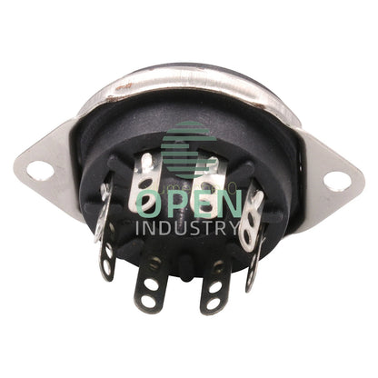 5PCS 8pin Bakelite Octal Valve Tube Socket For EL34 6V6 6L6 KT88 Chassis Mount M