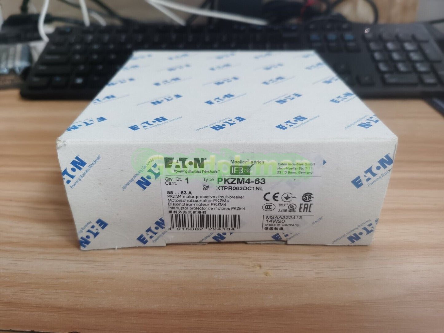 1PCS Eaton Moeller PKZM4-63 XTPR063DC1NL Circuit Breaker 55-63A