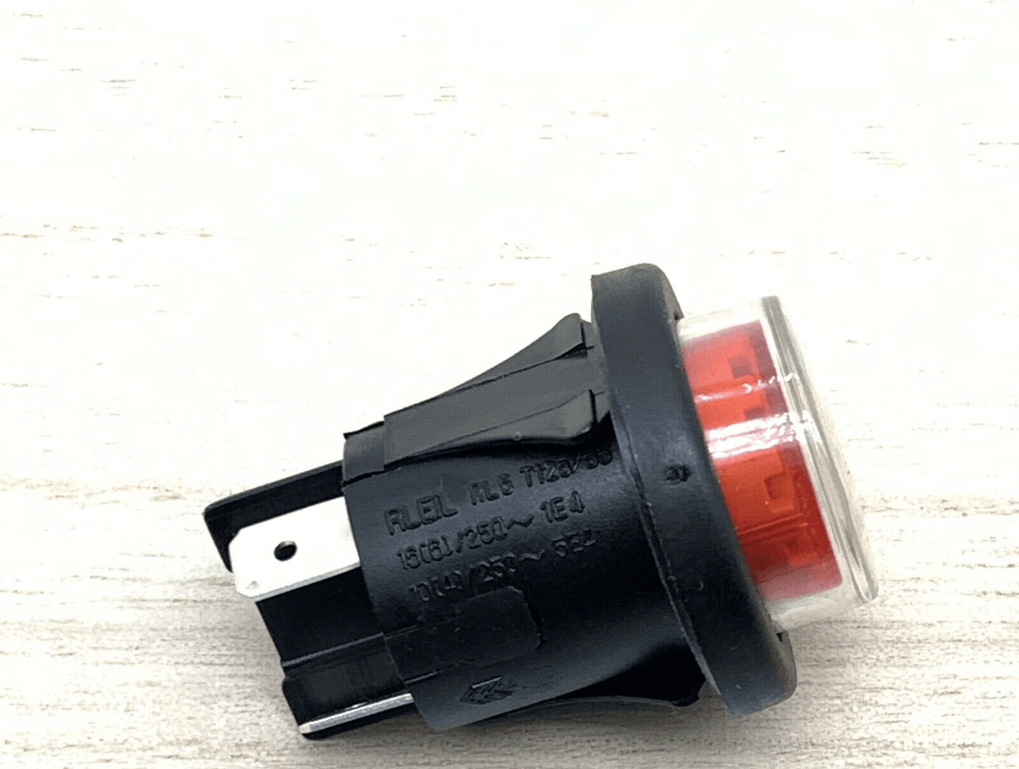 new RLEIL RL5 T125/55 Momentary reset button switch Red Button with Waterproof Cover - RLEIL