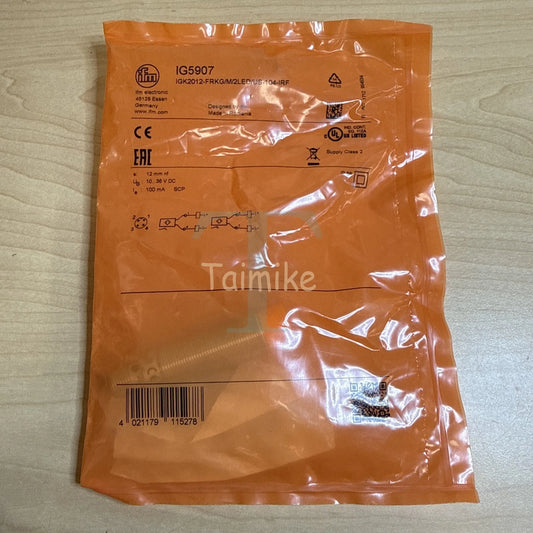 ! IFM IG5907 Proximity Sensor Switch IGK2012-FRKG/M/2LED/US-104-IRF