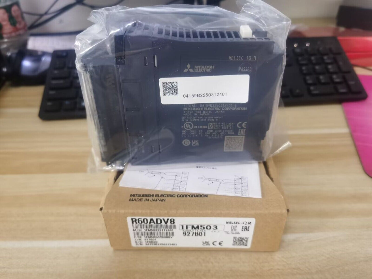 1PC Mitsubishi R60ADV8 Programmable Controller Free Ship