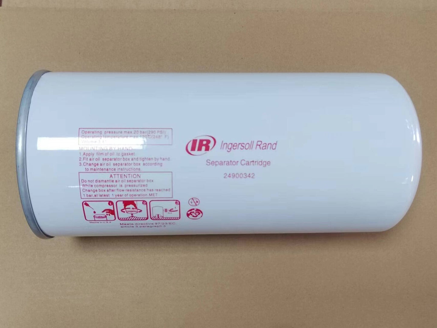 24900342 Oil Separator Ingersoll Rand Screw Air Compressor