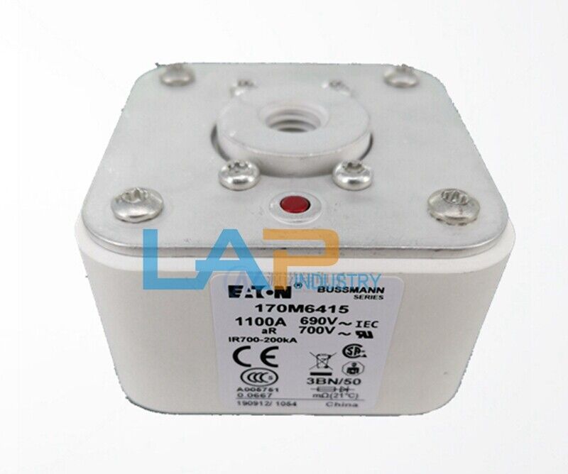 2PCS Bussmann 170M6415 Fuses, 1100A, Heavy-Duty Protection - BUSSMANN