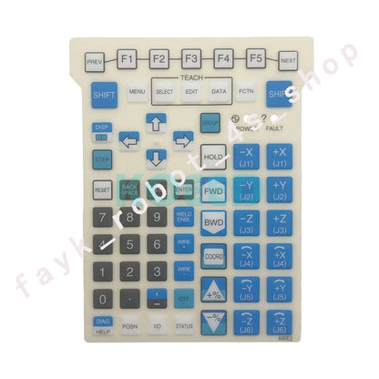 Membrane Keypad for Fanuc AWE2 Teach Pendant Protective button Film overlay