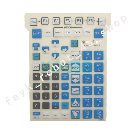 Membrane Keypad for Fanuc AWE2 Teach Pendant Protective button Film overlay