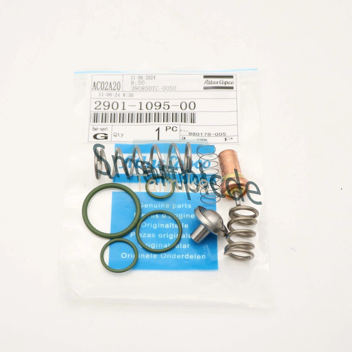 1PCS Atlas 2901109500 2901-1095-00 Thermostat Valve Kit Air Compressor