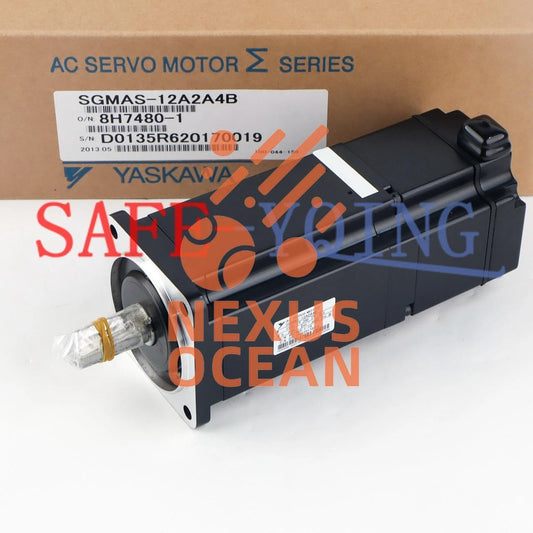 1PCS YASKAWA SERVO MOTOR SGMAS-12A2A4B