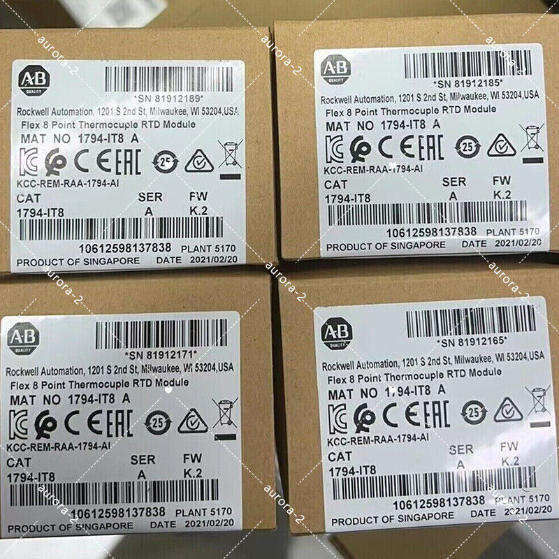 AB New Factory Sealed 1794-IT8 Flex 8-Channel Thermocouple Input Module - AB NEW FACTORY