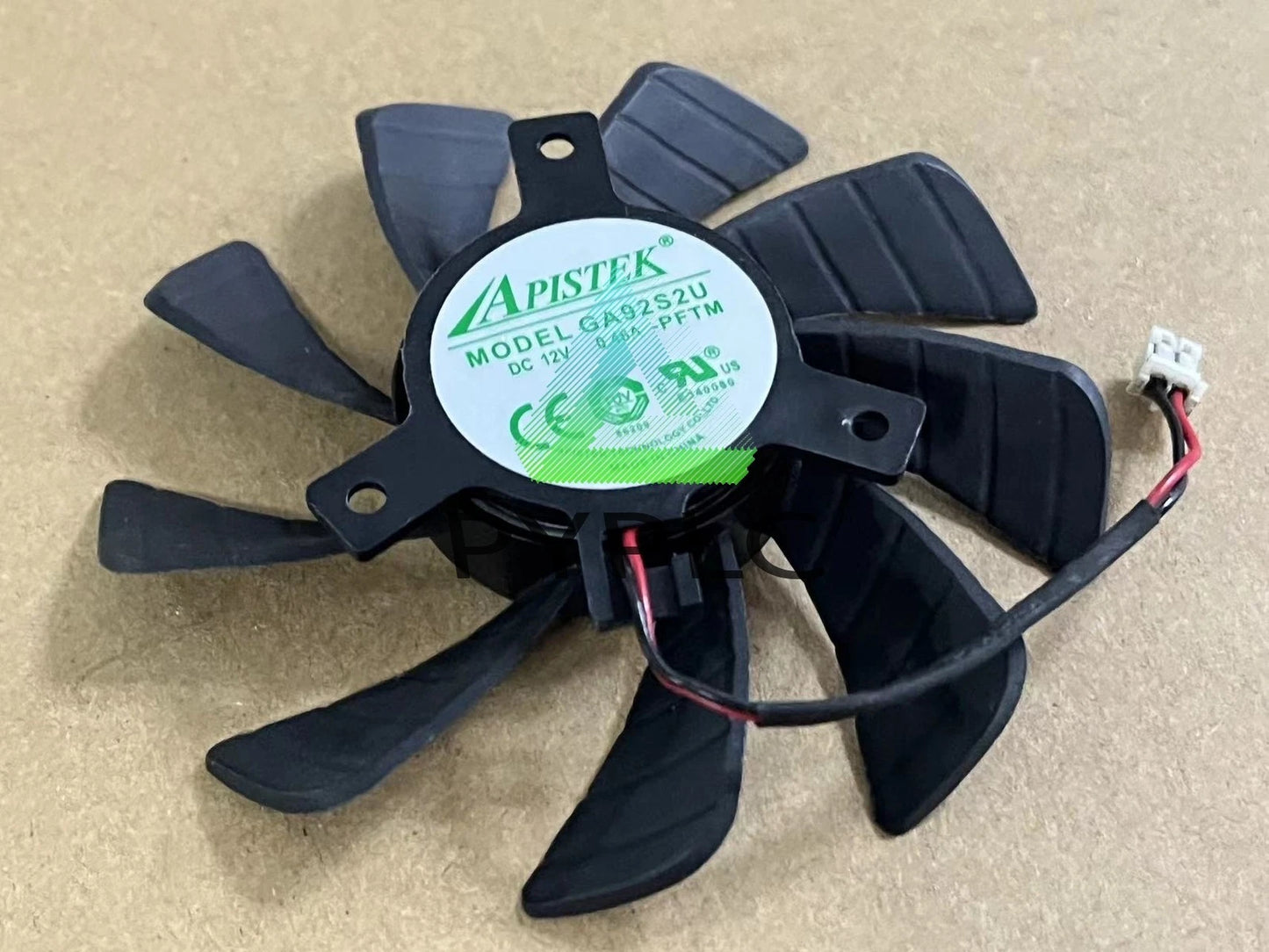 ZOTAC GTX1050TI 2G / 4G graphics fan GA92S2U 0.46A 2P～