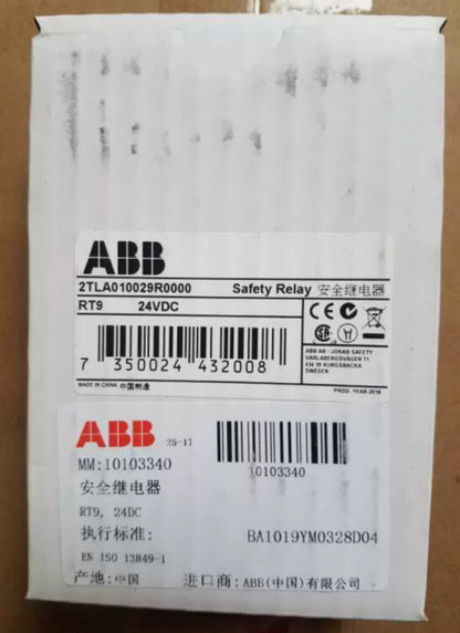 1PC ABB RT9 2TLA010029R0000 24VDC Safety Relay