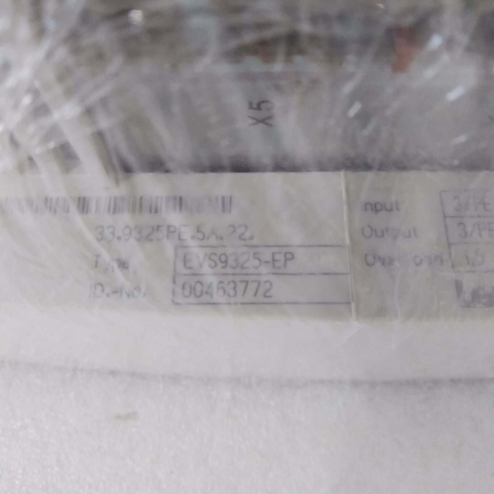 Used Lenze INVERTER EVS9325-EP refurbished - LENZE