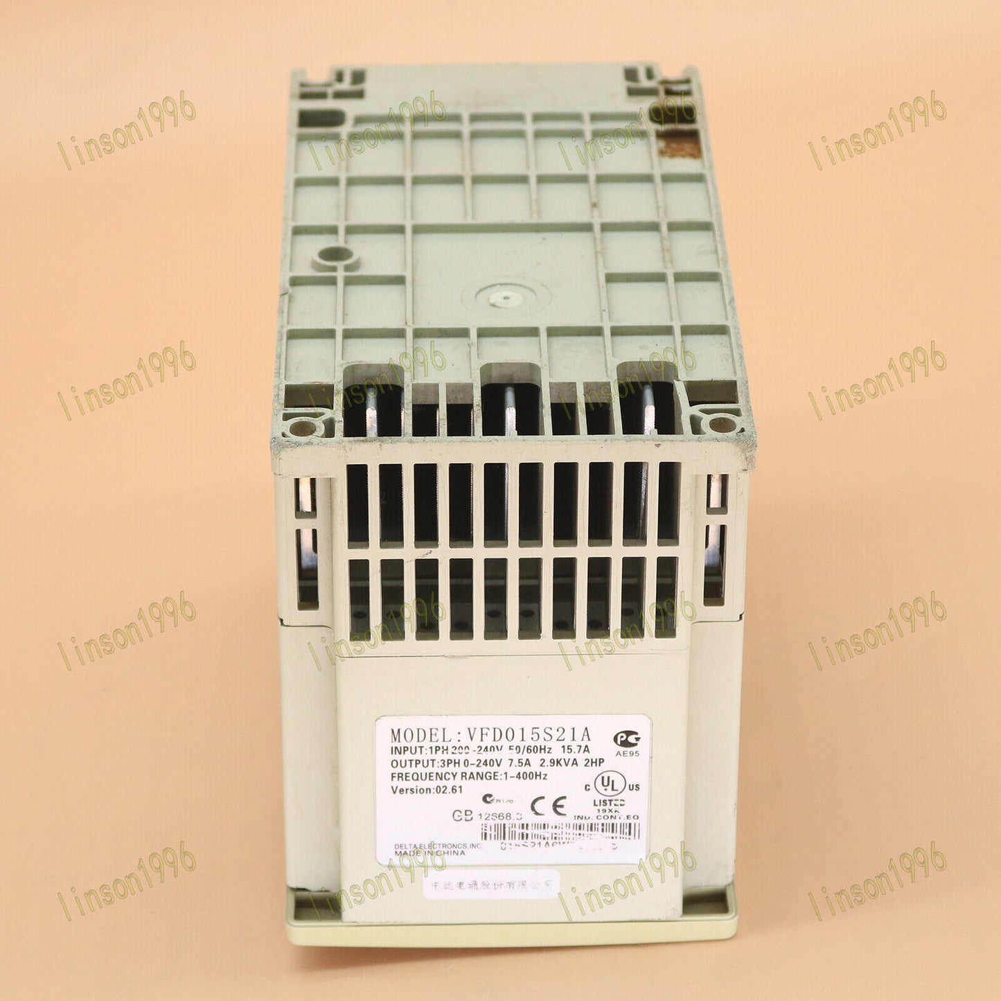 Used 1PC Delta VFD015S21A Variable Frequency Drive TESTED, SHIP - DELTA