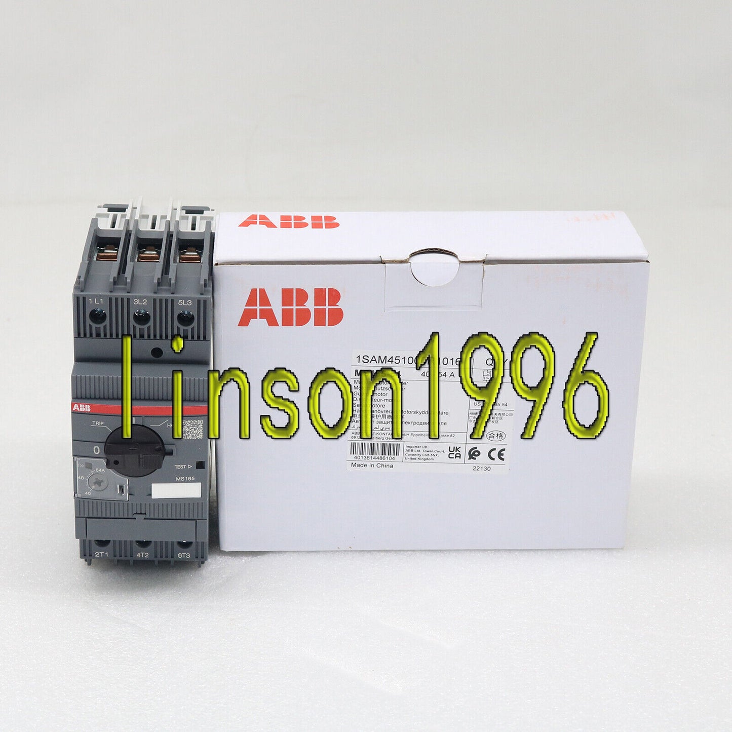 1PCS In-Box Motor Protection Circuit Breaker MS165-54 - BB MOTOR PROTECTION CIRCUIT BREAKERS