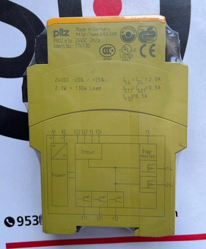 new PNOZ E1P PILZ 774130 24VDC 2so Safety Relays#HL - PNOZ